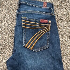 7 For All Mankind DOJO  Jeans with Signature Stitching